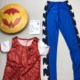 Wonder woman jelmez, szupernő jelmez + pajzs F398