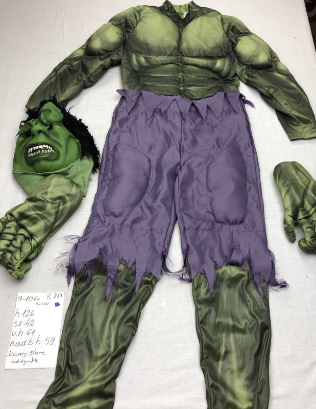 Hulk jelmez, szuperhős jelmez K817 | Szuper Jelmezek