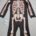 Csontváz jelmez, halloween jelmez SH421