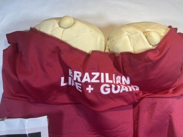 Vicces Baywatch jelmez férfiaknak, brazil vizimentő jelmez, felnőtt jelmez M395 - Image 5